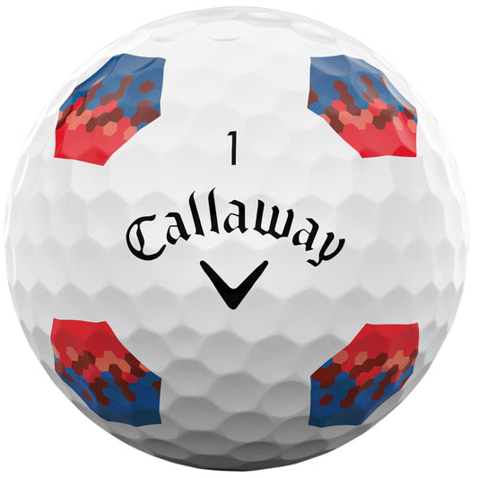 Chrome Tour X TruTrack Golf Balls - White - 12 Pack