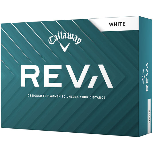 Reva Ladies Golf Balls - White - 12 Pack