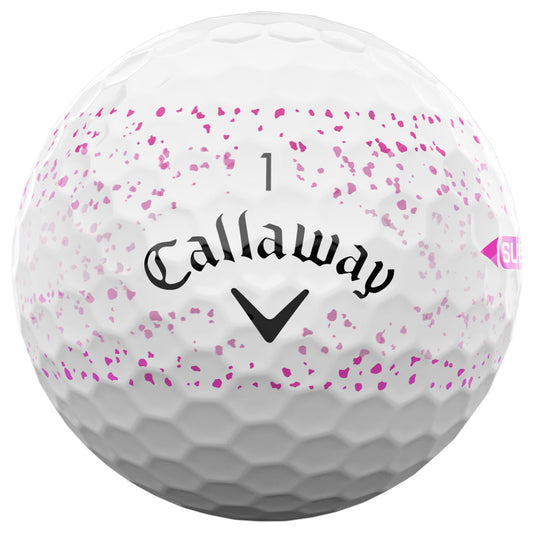 Supersoft Golf Balls - Pink Splatter - 12 Pack
