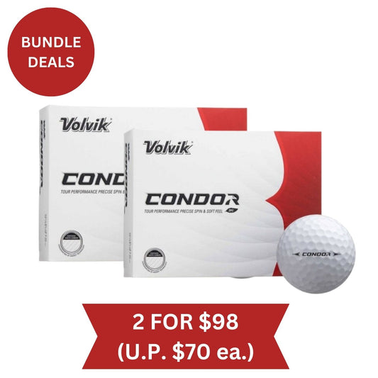 Volvik Condor Golf Balls - White 2 for $98