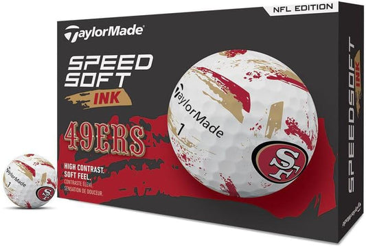 TaylorMade Golf Speed Soft Ink NFL Golf Balls