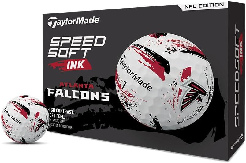 TaylorMade Golf Speed Soft Ink NFL Golf Balls