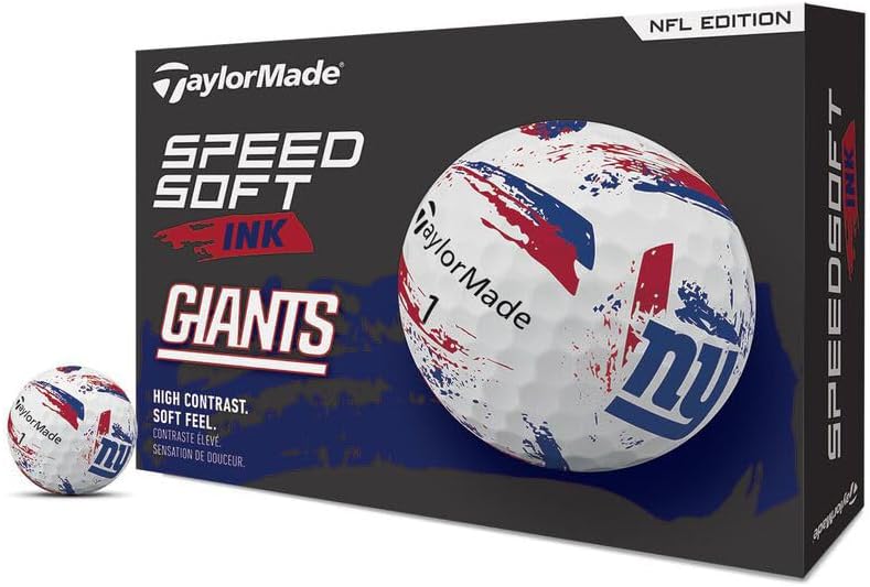 TaylorMade Golf Speed Soft Ink NFL Golf Balls