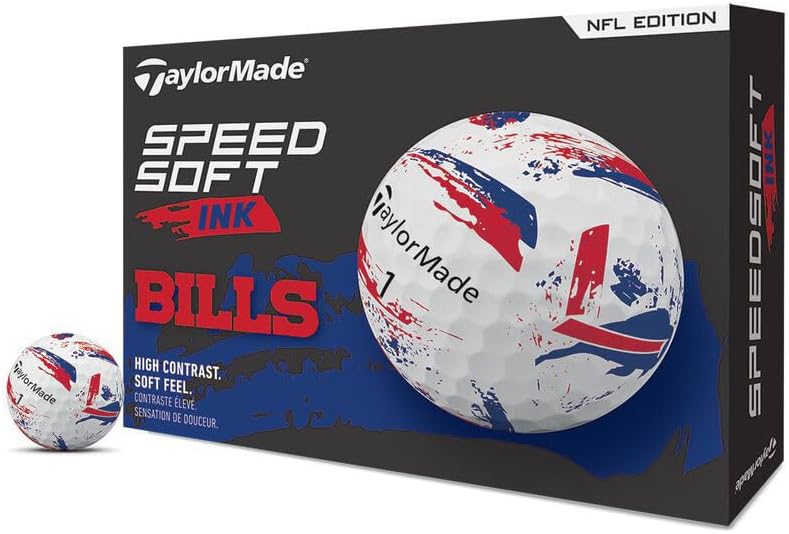 TaylorMade Golf Speed Soft Ink NFL Golf Balls