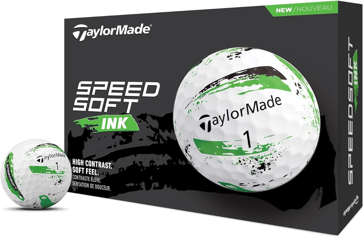 TaylorMade SpeedSoft Golf Balls, Maximum Distance with Ultra-Soft Feel, Perfect for Off The Tee and Around The Green
