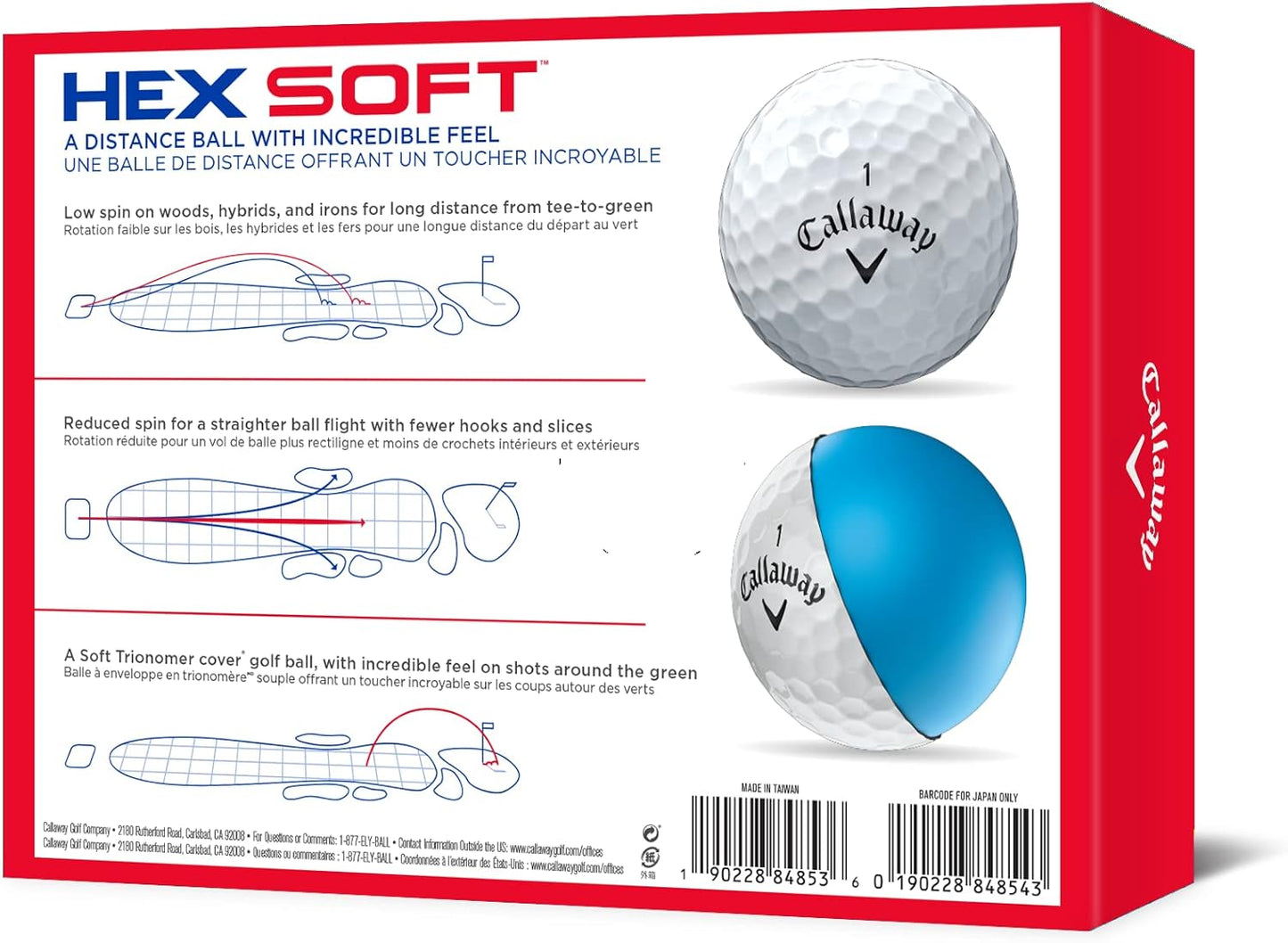 Hex Soft Golf Balls White