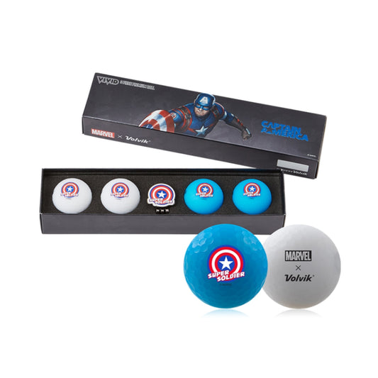Marvel Captain America Golf Ball Gift Set