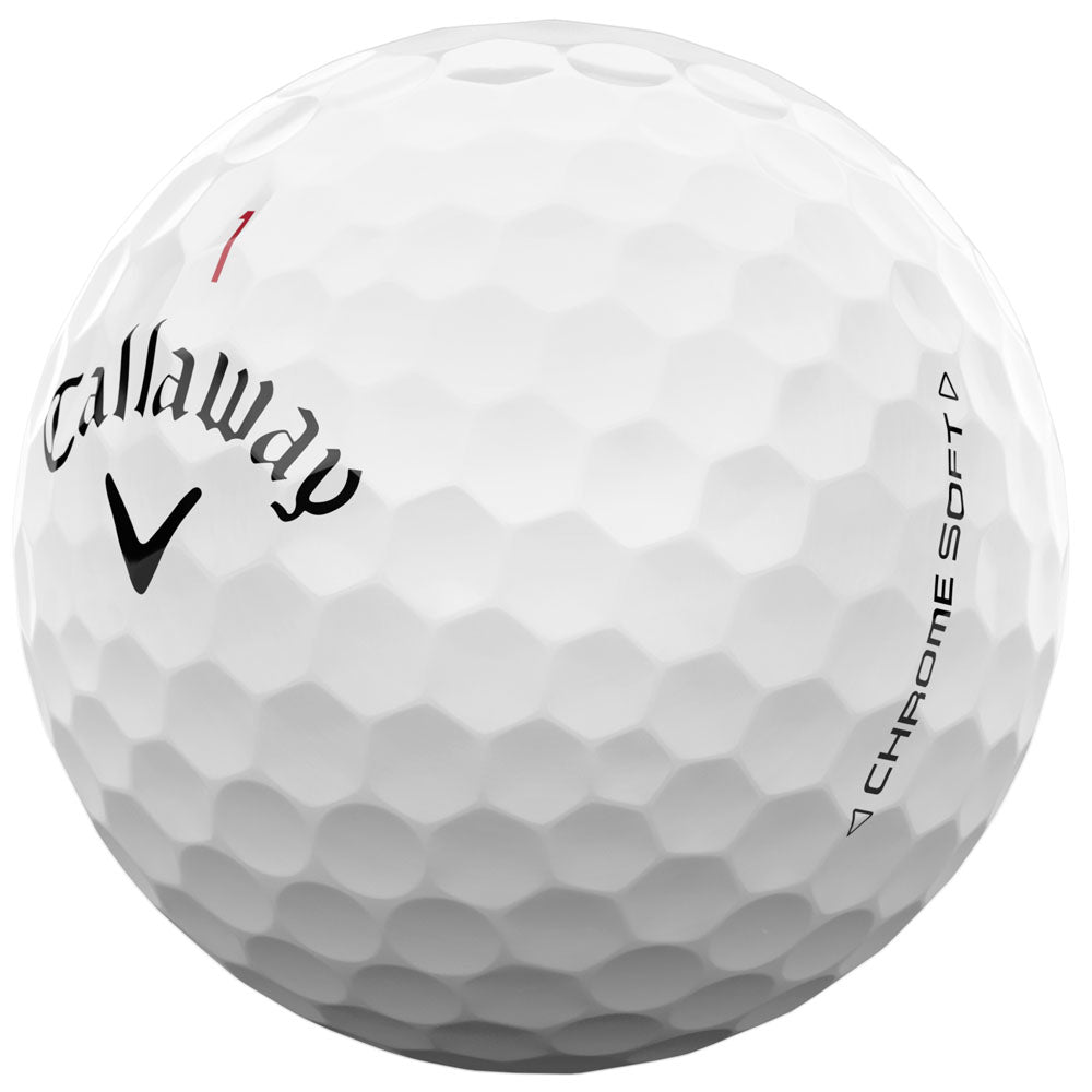 Chrome Soft Golf Balls - White - 12 Pack