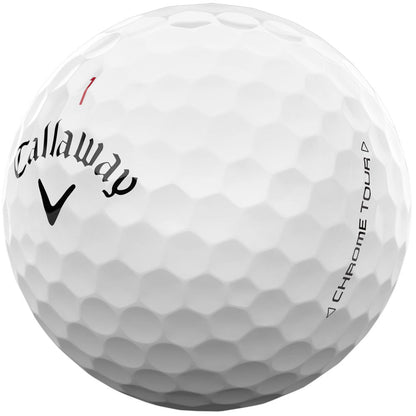 Chrome Tour Golf Balls - White - 3 Sleeve