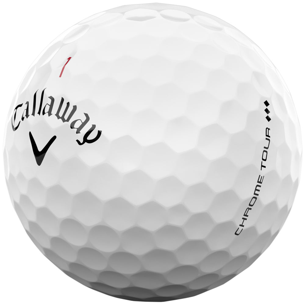 Chrome Tour TD Golf Balls - White - 3 Sleeve