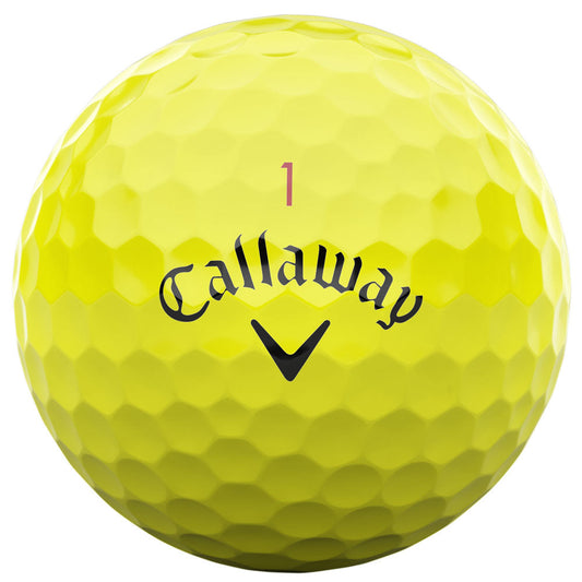 Chrome Tour X Golf Balls - Yellow - 3 Sleeve