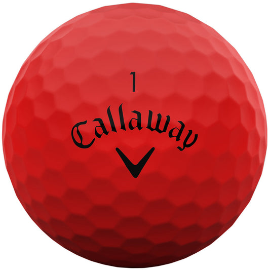 Supersoft Golf Balls - Matte Red - 12 Pack