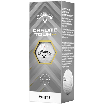 Chrome Tour TD Golf Balls - White - 12 Pack