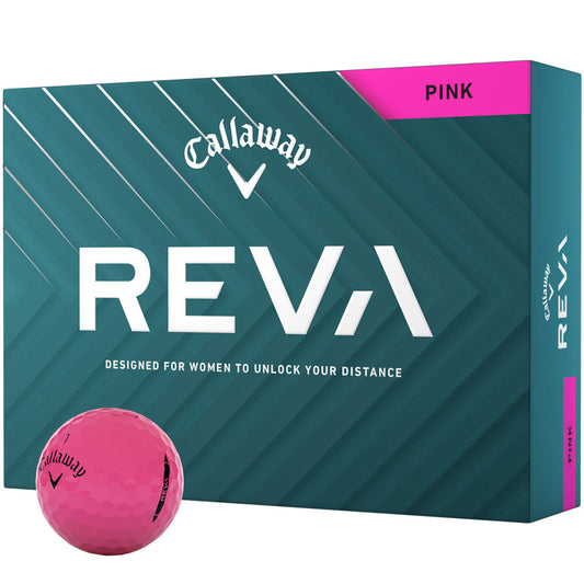Reva Ladies Golf Balls - Pink - 12 Pack