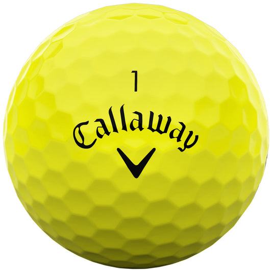 Warbird Distance+ Golf Balls - Yellow - 12 Pack