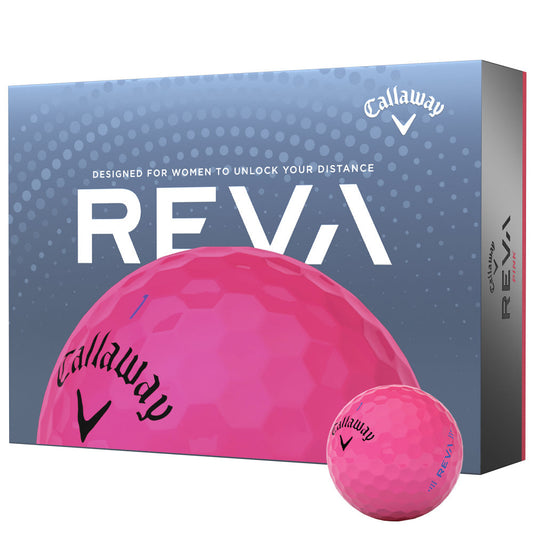 Ladies Reva Golf Balls - Pink - 12 Pack