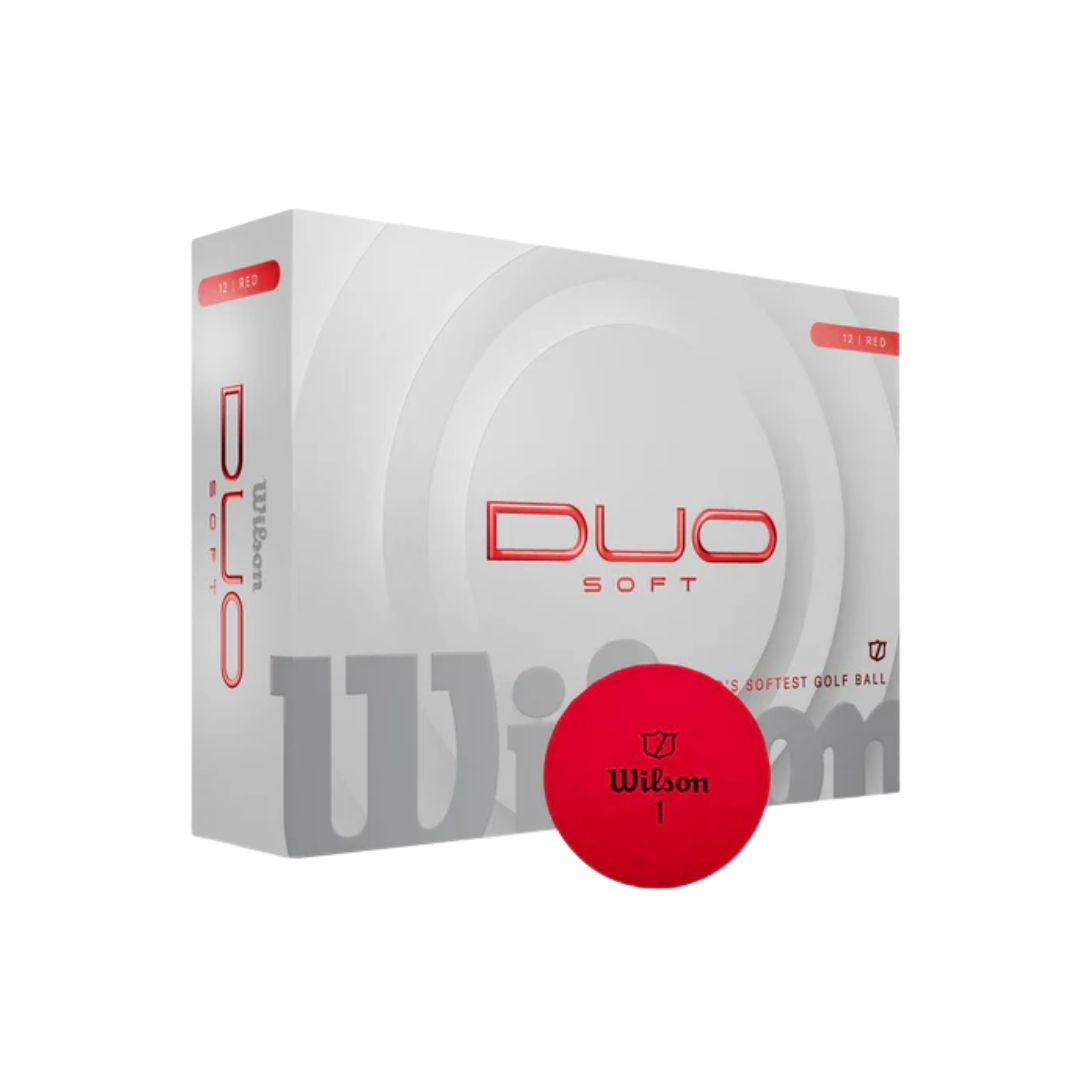 Duo Soft Golf Ball Red 12-Golf Ball